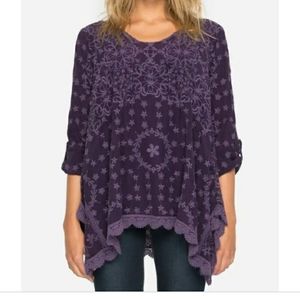 HOST PICK 🎉🥳Johnny Was Purple Jossimar Flowy Tunic